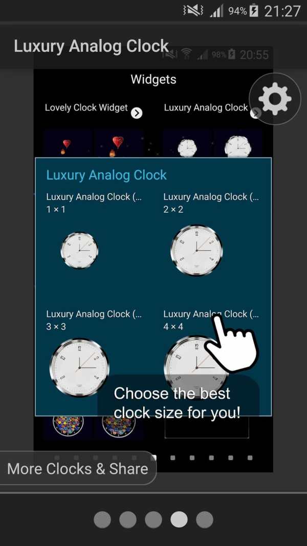 Luxury Analog Clock screenshot 8