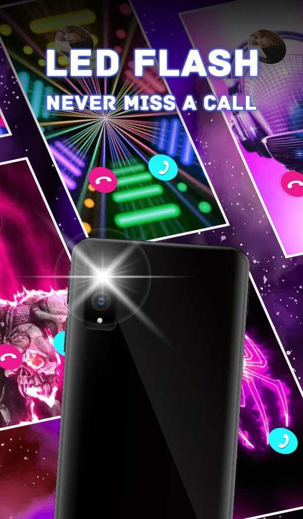 Color Call Pro-Phone Caller Screen Theme,LED Flash screenshot 3