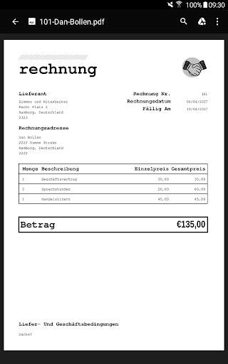 100 freie PDF Vorlagen screenshot 12
