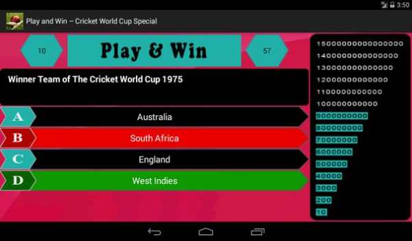 Cricket World Cup : Play & Win screenshot 4