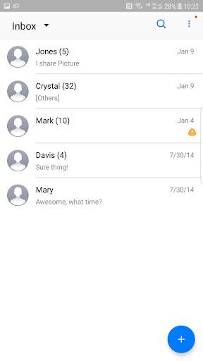 OS 11 style for Handcent Next SMS screenshot 2