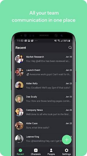 Teamwork Chat screenshot 1