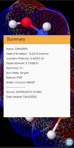 Mobile Molecular Modeling -Mo3 screenshot 4