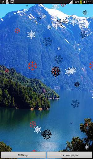 Snow Flakes Live Wallpaper screenshot 8