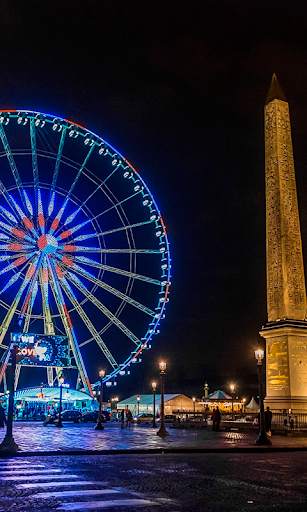 Paris Night Live Wallpaper (backgrounds & themes) screenshot 4