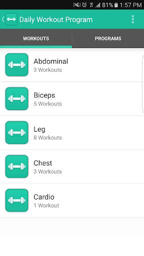 Daily Workout Program screenshot 2