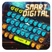 Smart  Digital Keyboard Theme on 9Apps