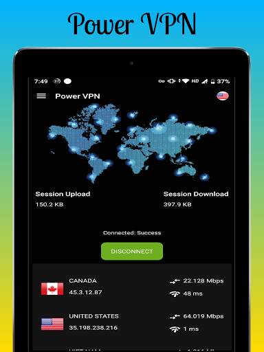 Power VPN - Free High Speed, Safe & Secure VPN screenshot 9