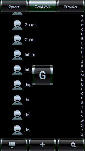 THEME METAL BLACK FOR EXDIALER screenshot 3