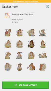 Stickers For Whatsapp | Beauty And The Beast screenshot 3