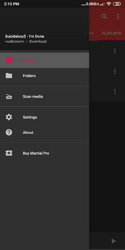 Martial Music Player screenshot 2