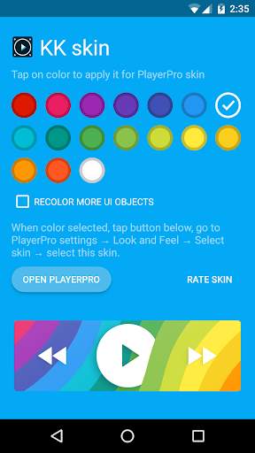 Skin for PlayerPro KK screenshot 4