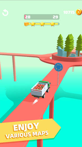 Crazy Transporter 3D - Truck driving game स्क्रीनशॉट 3