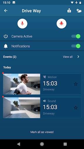 Bosch Smart Camera screenshot 2