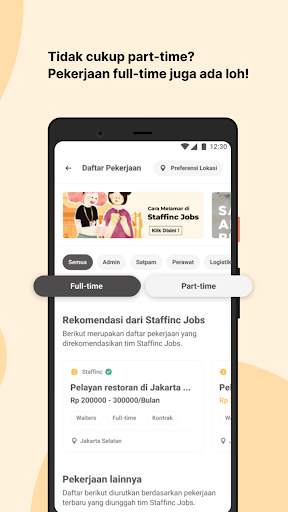 Staffinc Jobs: Lowongan Kerja screenshot 2