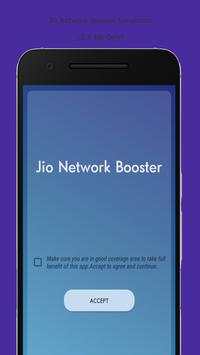 Jio Network Speed Booster Simulated screenshot 1