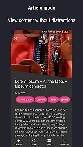 Lynket Browser (previously Chr screenshot 6