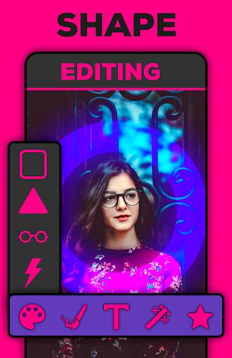 Neon Light Photo Editor - Neon Photo Editor screenshot 1