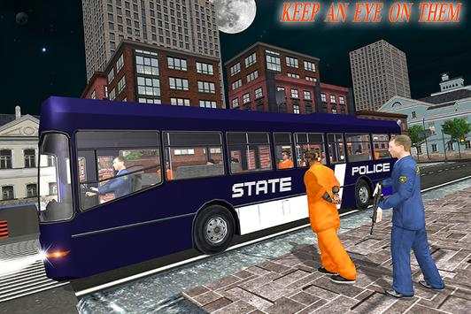 US Jail Police Bus Transport Driving screenshot 6