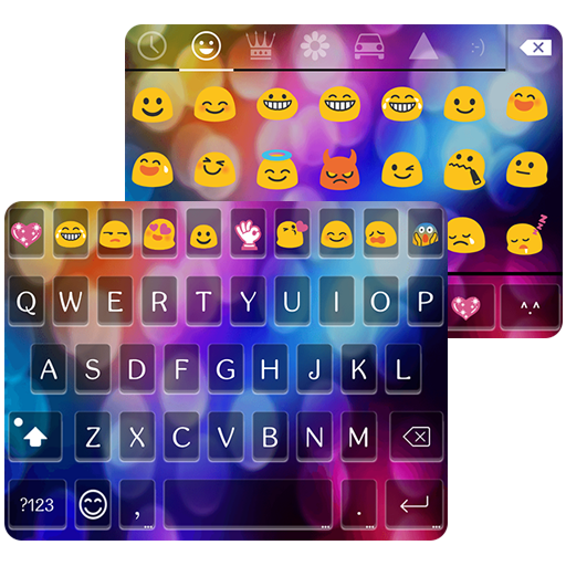 Multicolor Emoji Keyboard Skin icon