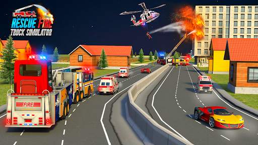 Firefighter FireTruck Games screenshot 5