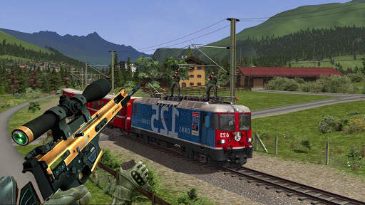 IGI Train Sniper Shooter War 3D: Train Games 2020 screenshot 3