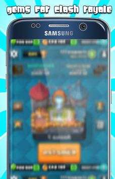 Gemas para Clash Royale Broma screenshot 1
