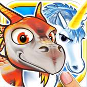 Puzzles Dragons & Unicorns HD logo