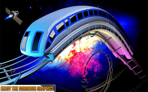 Train express roller coaster train drive screenshot 1