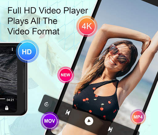 HD Video Player 2021 : X HD Video Player 4 تصوير الشاشة