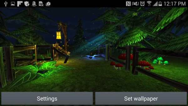 3D Magic Forest live Wallpaper screenshot 4