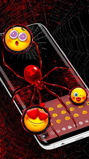 Rote Spinne Tastatur screenshot 3