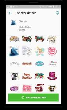 New Year Sticker for Whatsapp Sticker Pack screenshot 7