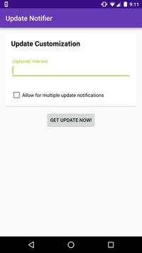 Fake Update Notifier screenshot 1