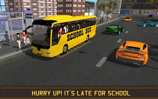 schoolbus simulator mengemudi screenshot 5