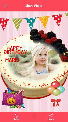 Name Photo on Birthday Cake screenshot 3