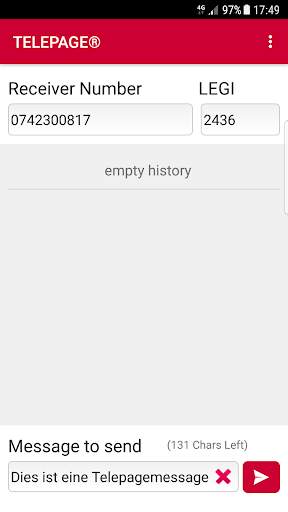 TELEPAGE® APP screenshot 2