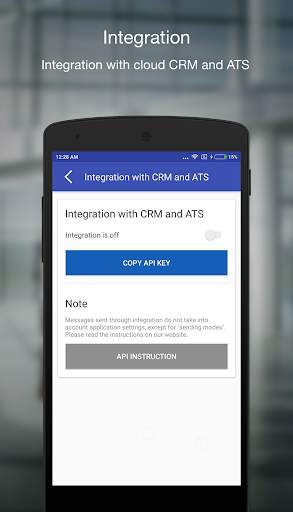 SMS-Business Card. SMS mailing screenshot 4