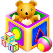 Age 3 mental educational intelligence child play icon