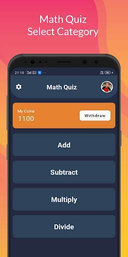 Math quiz earn money स्क्रीनशॉट 2