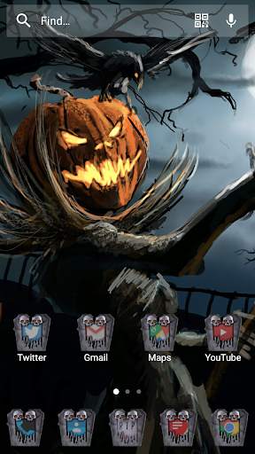 Scary Halloween Solo Launcher Theme screenshot 8