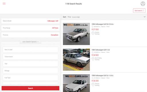 Cars.co.za screenshot 13
