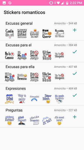 Stickers romanticos para WhatsApp - WAStickerApps screenshot 4