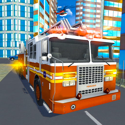 Fire City Truck Rescue Driving Simulator आइकन