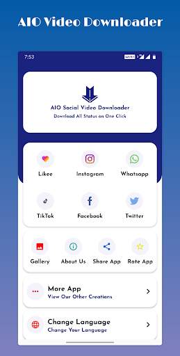 AIO Social Video Downloader screenshot 1