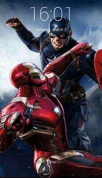 Captain America Lock Screen screenshot 3