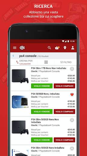 CeX Italia screenshot 2