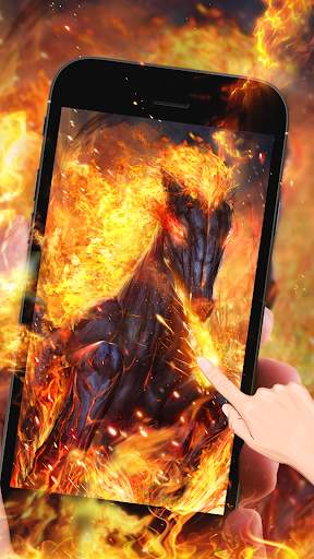 Flame Horse Live Wallpaper screenshot 4