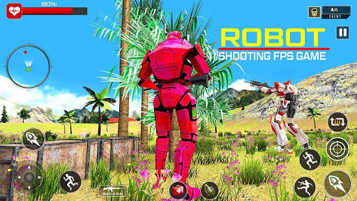 Fps Robot Shooting Game Counter War Terrorist Game screenshot 3