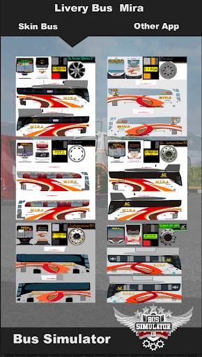 Skin Livery Bus Mira screenshot 1